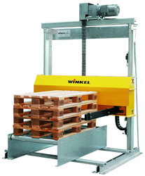 Winkel palette stacker, an example of the many handling and motion control systems that the company builds