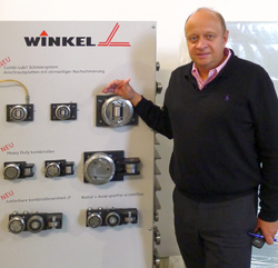 Christian Winkel, managing partner at Winkel GmbH, presents here some of his company’s new products